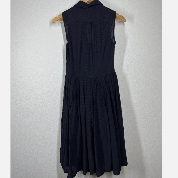 COPY - NWOT French Connection Enya Navy Striped Sleeveless Women Dress Size 2 - Picture 5 of 5